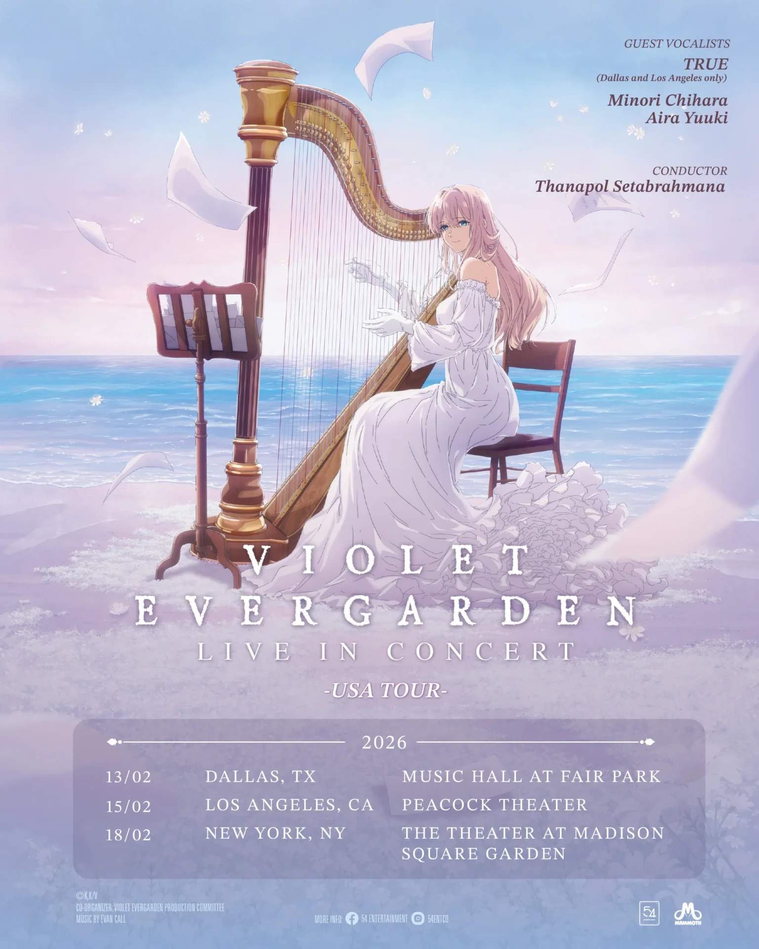 Violet Evergarden: The Concert - USA Tour 2026 | Dallas, Los